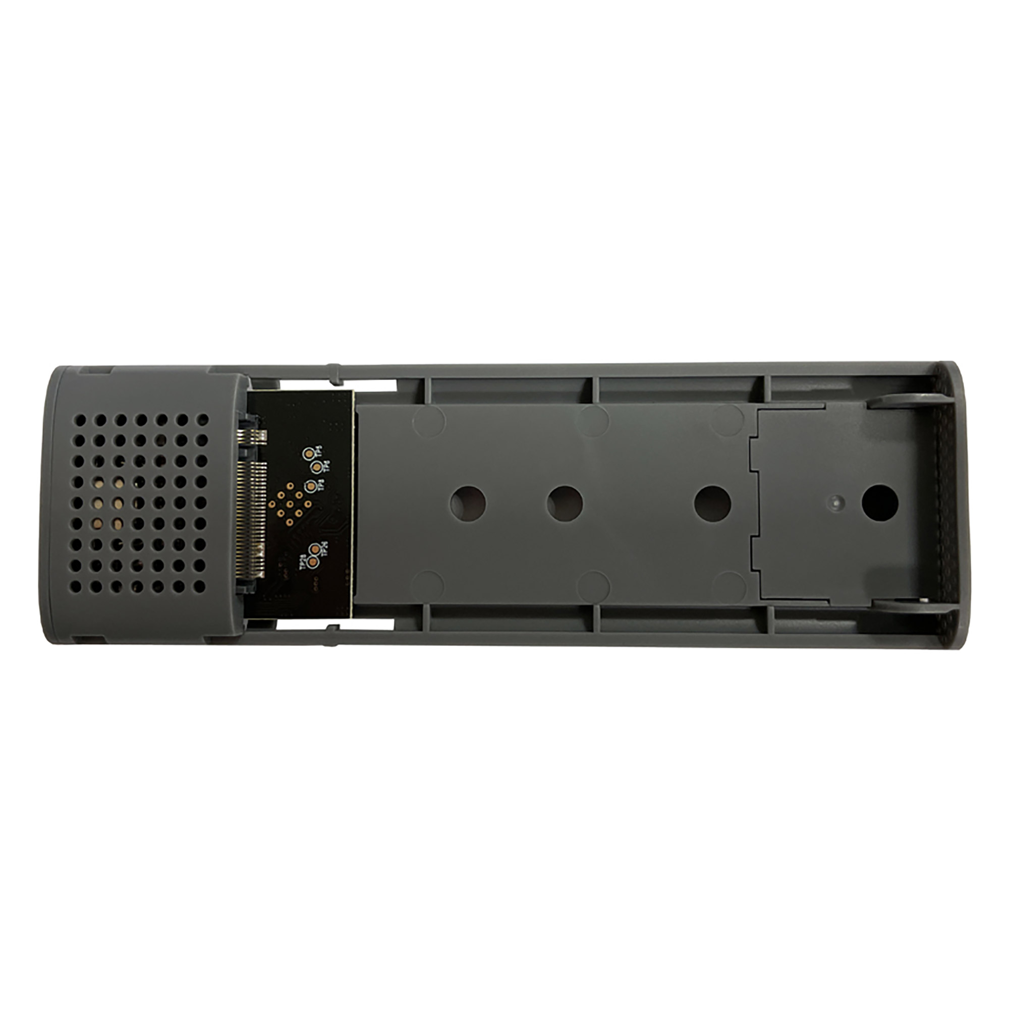 LC-Power LC-M2-C-MULTI-2 M.2-SSD-gehäuse (NVMe & SATA), USB 3.2 Gen.2x1