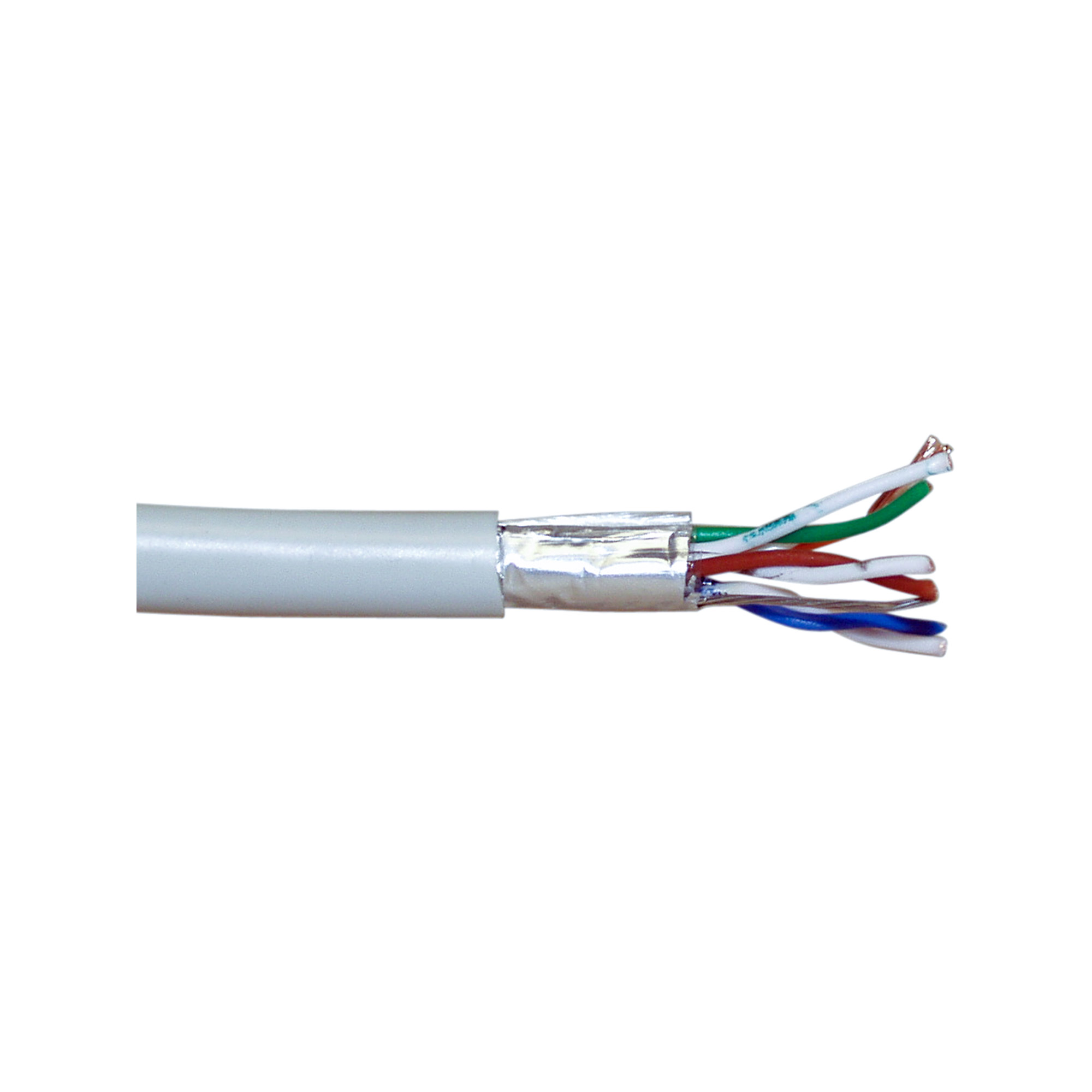 100m - Inline® Patchkabel Cat.5e, grau, F/UTP, AWG26 CCA, PVC