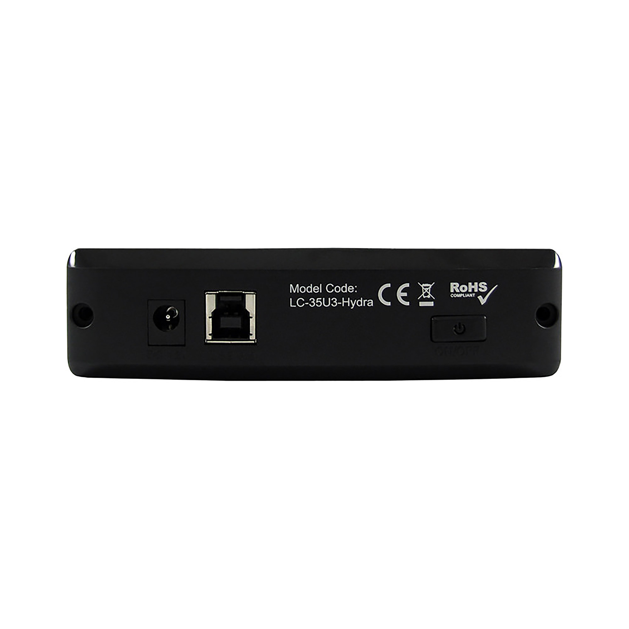 LC-Power LC-35U3-Hydra, externes 3,5"-SATA-FestplattenGehäuse mit Hub, USB-C