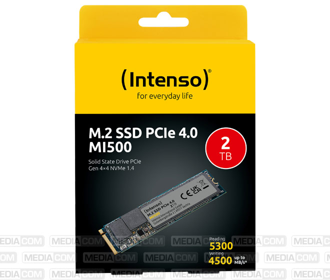 SSD 2TB, PCIe 4.0, M.2, NVMe, MI500