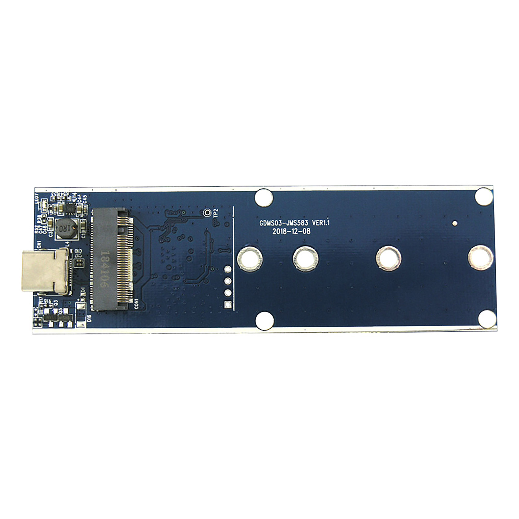 LC-Power LC-M2-C-NVME M.2-NVMe-SSD-gehäuse, USB 3.2 Gen.2x1, schwarz