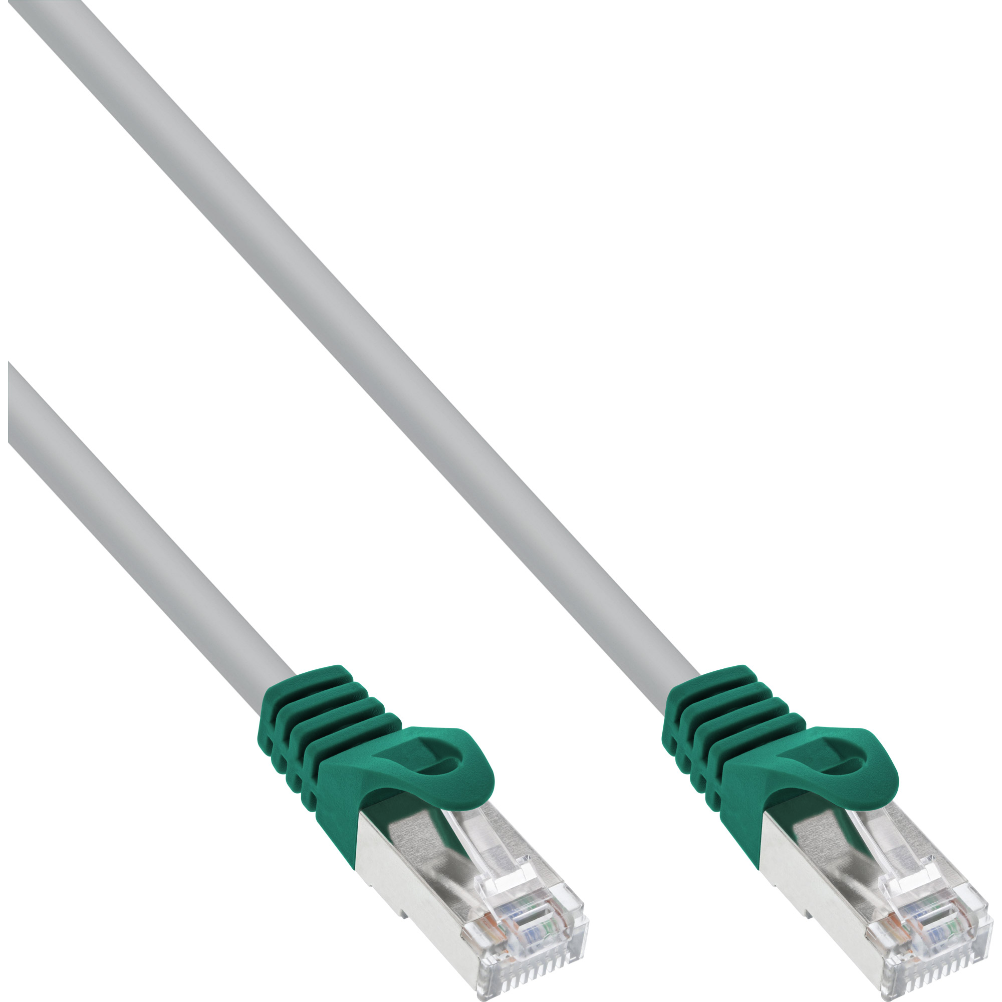 5m - Inline® Crossover Patchkabel, F/UTP, Cat.5e, grau