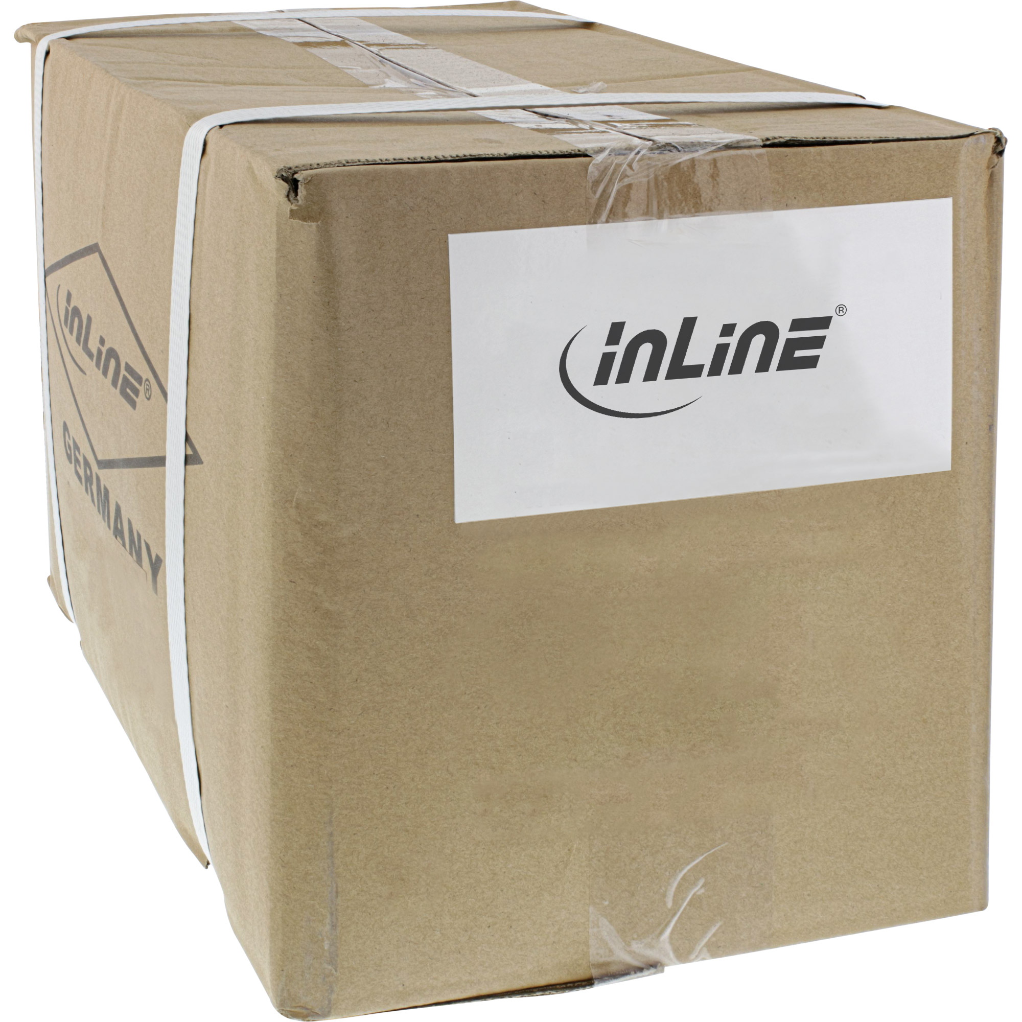 0.5m - 100er Bulk-Pack Inline® Patchkabel - S/FTP (PiMf) - Cat.6 - PVC, CU, Schwarz -