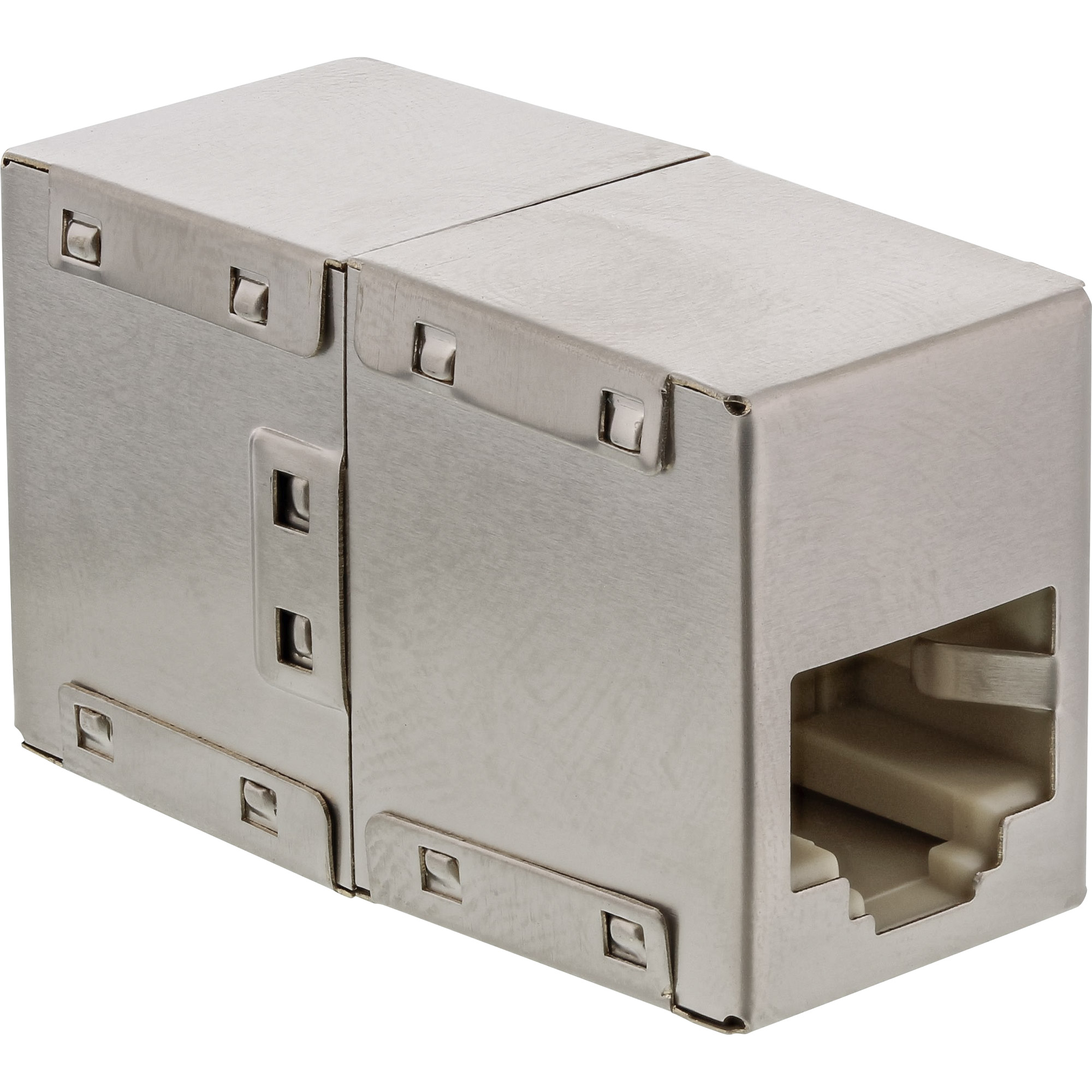 Inline® Patchkabelkupplung Cat.5e, 2x RJ45 Buchse, geschirmt