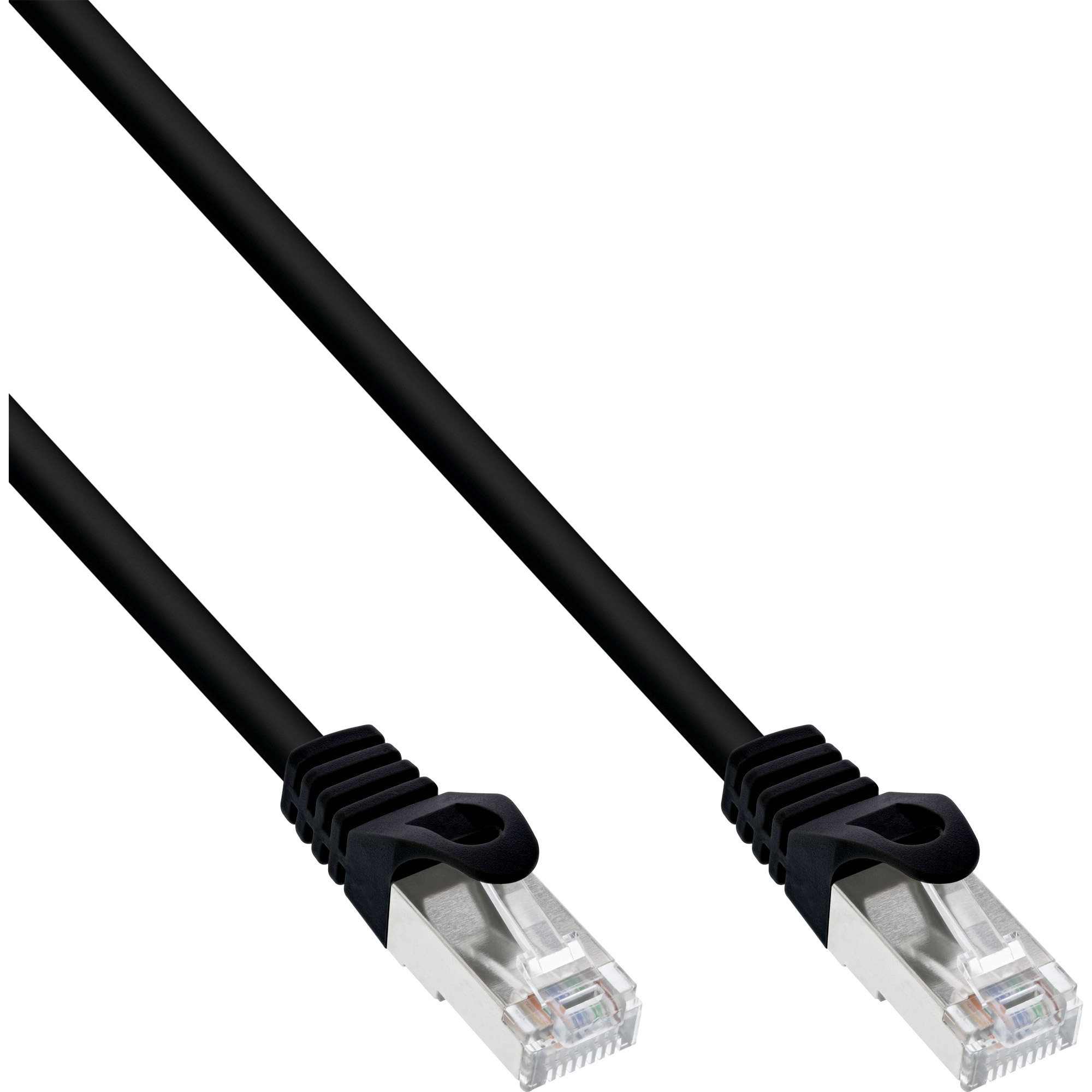 5m 25er Pack Inline® Patchkabel, SF/UTP, Cat.5e, schwarz, bulk