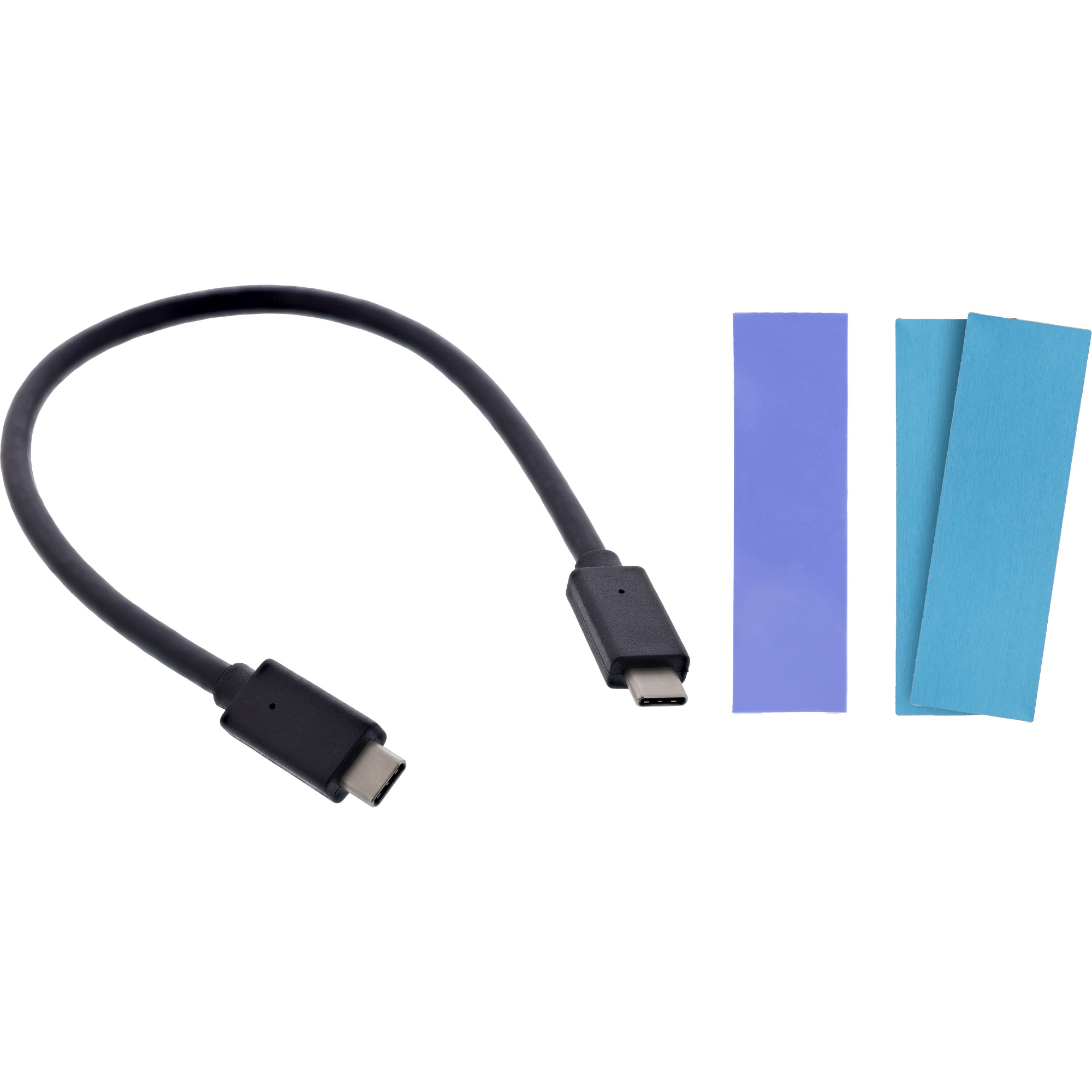 Inline® USB3.2 Gen.2 USB-C zu M.2 SSD (PCIe NVMe & SATA) gehäuse