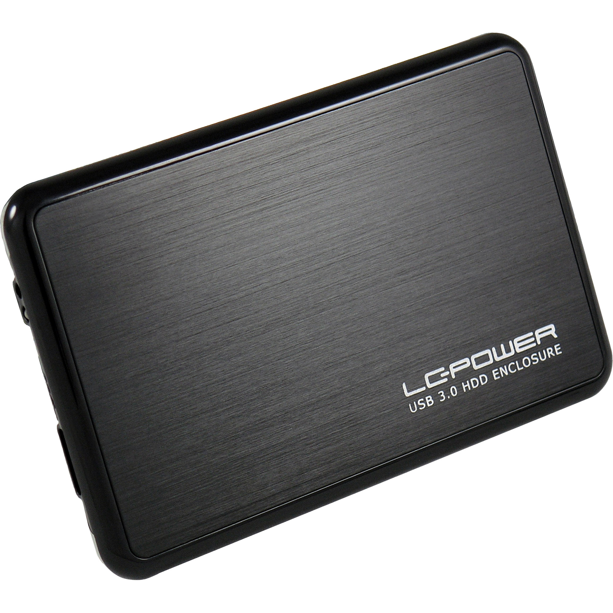LC-Power LC-25BUB3, externes 2,5"-SATA-gehäuse, USB 3.0, alu/schwarz