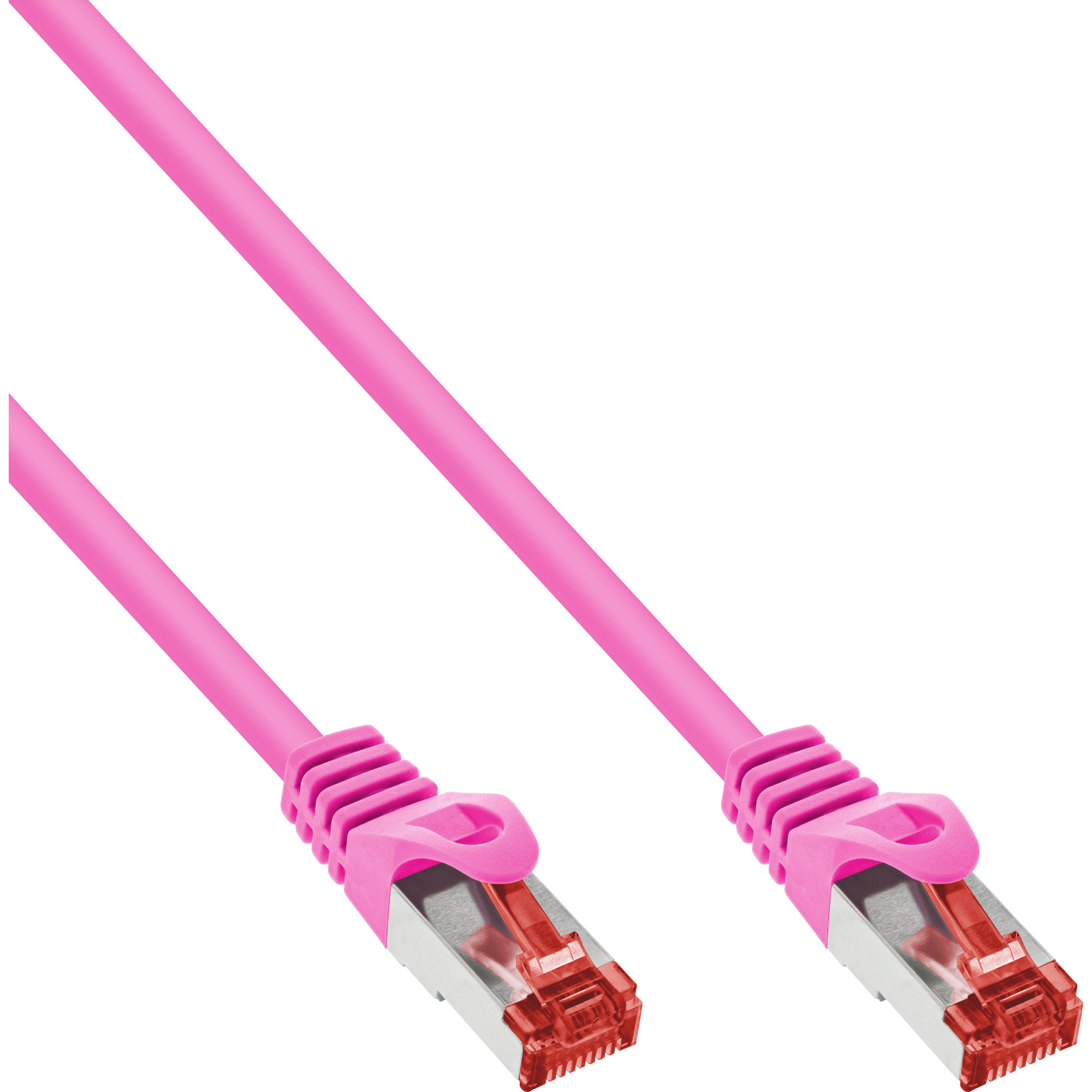 InLine Patchkabel - S/FTP (PiMf) - Cat.6 - 250MHz PVC Kupfer - Pink - 3m