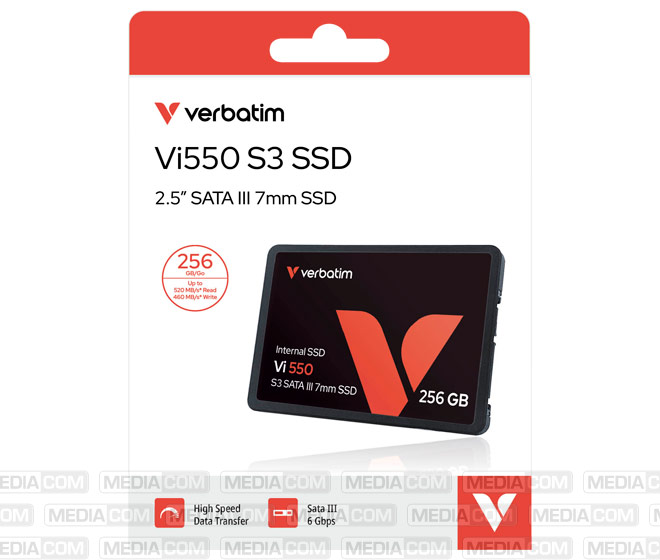 SSD 256GB, SATA-III, 6.35cm (2.5''), Vi550