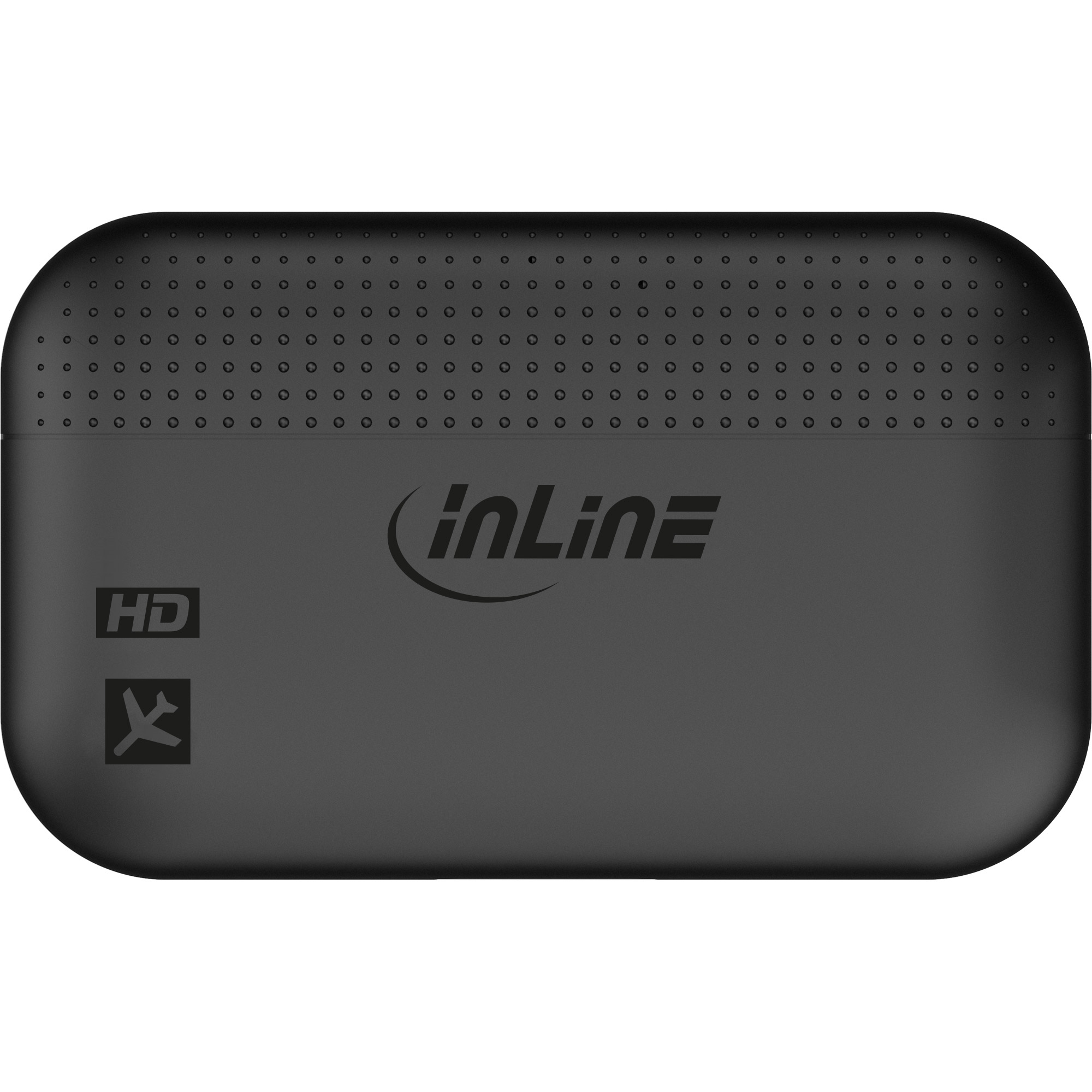 Inline® Flugzeug Bluetooth Audio Transmitter Sender, BT 5.0, aptX HD/LL