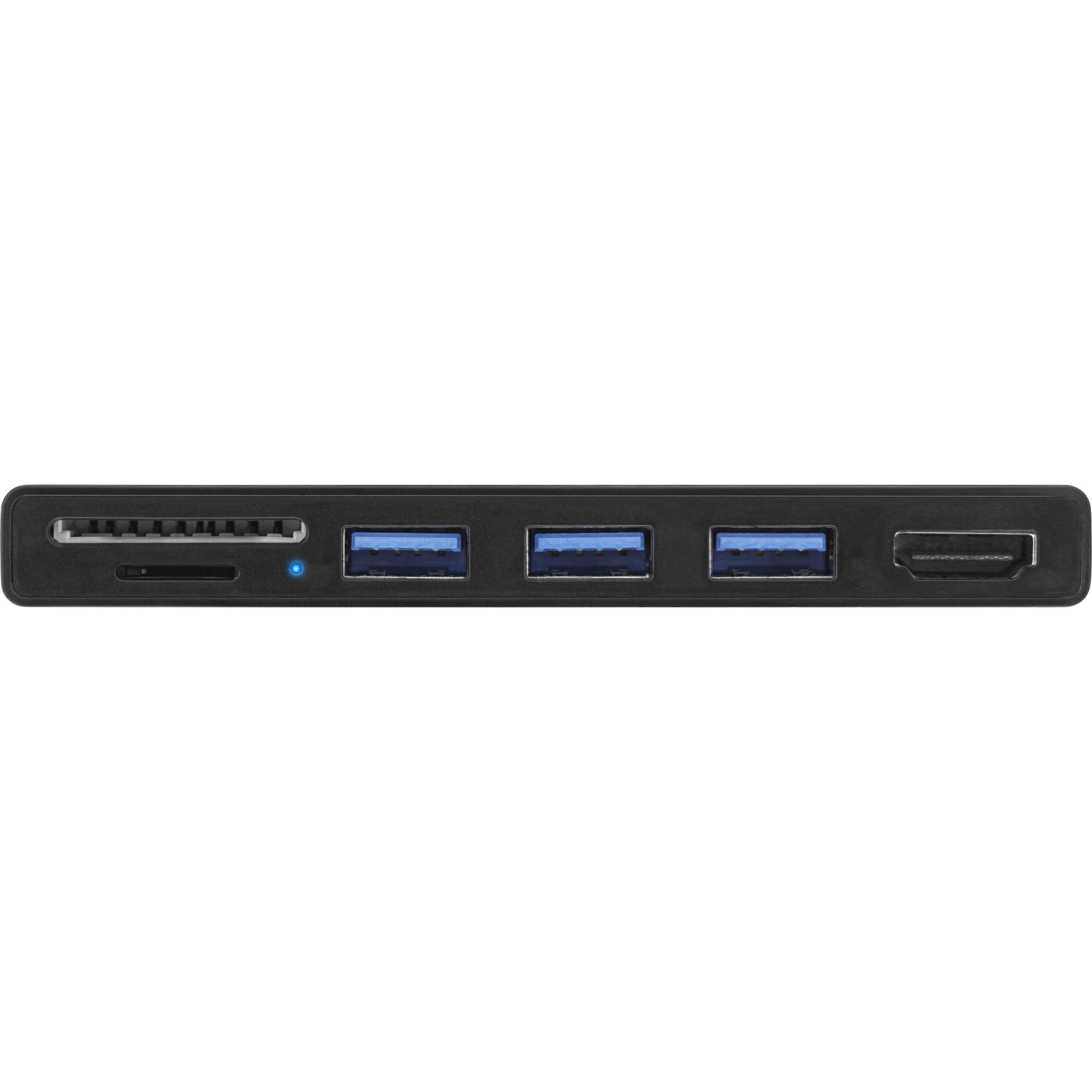 Inline® MultiHub, Surface Pro 4/5/6, 3x USB-A 3.2 Buchse, HDMI 4K, Cardreader