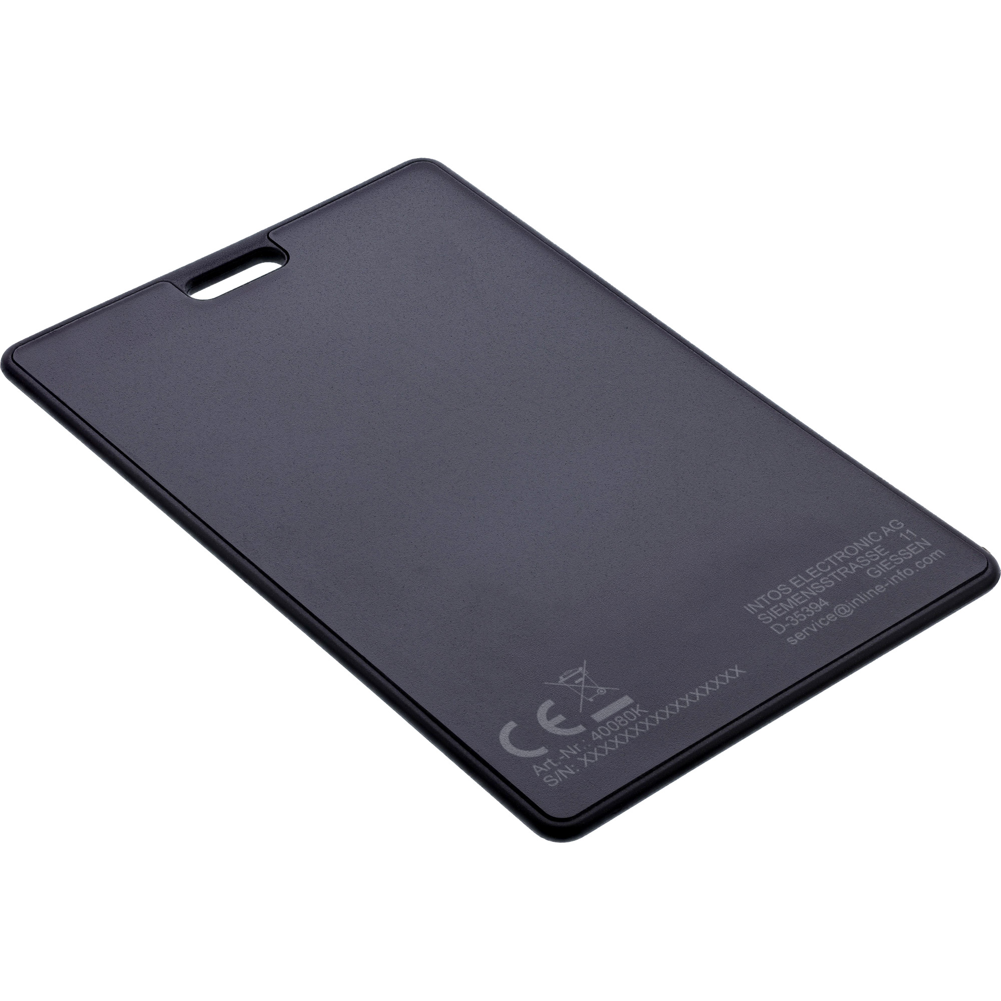 InLine® Wallet Finder, smarte Karte für die Geldbörse, Qi-Aufladung,100mAh, IPX5