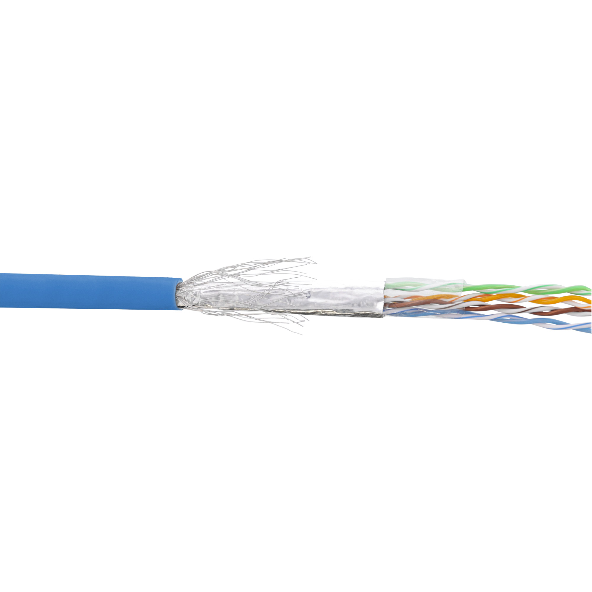100m - Inline® Patchkabel Cat.5e, blau, SF/UTP, AWG26, PVC