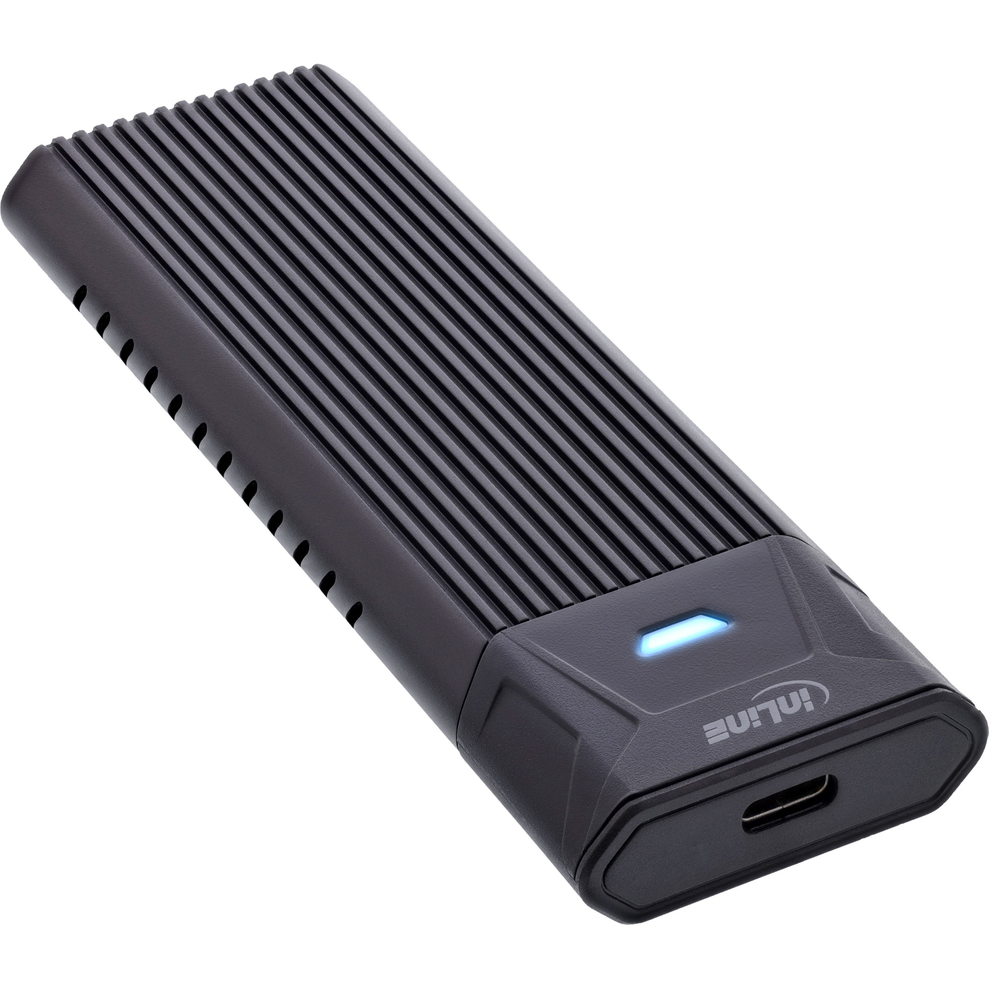 Inline® USB3.2 Gen.2 USB-C zu M.2 SSD (PCIe NVMe & SATA) gehäuse