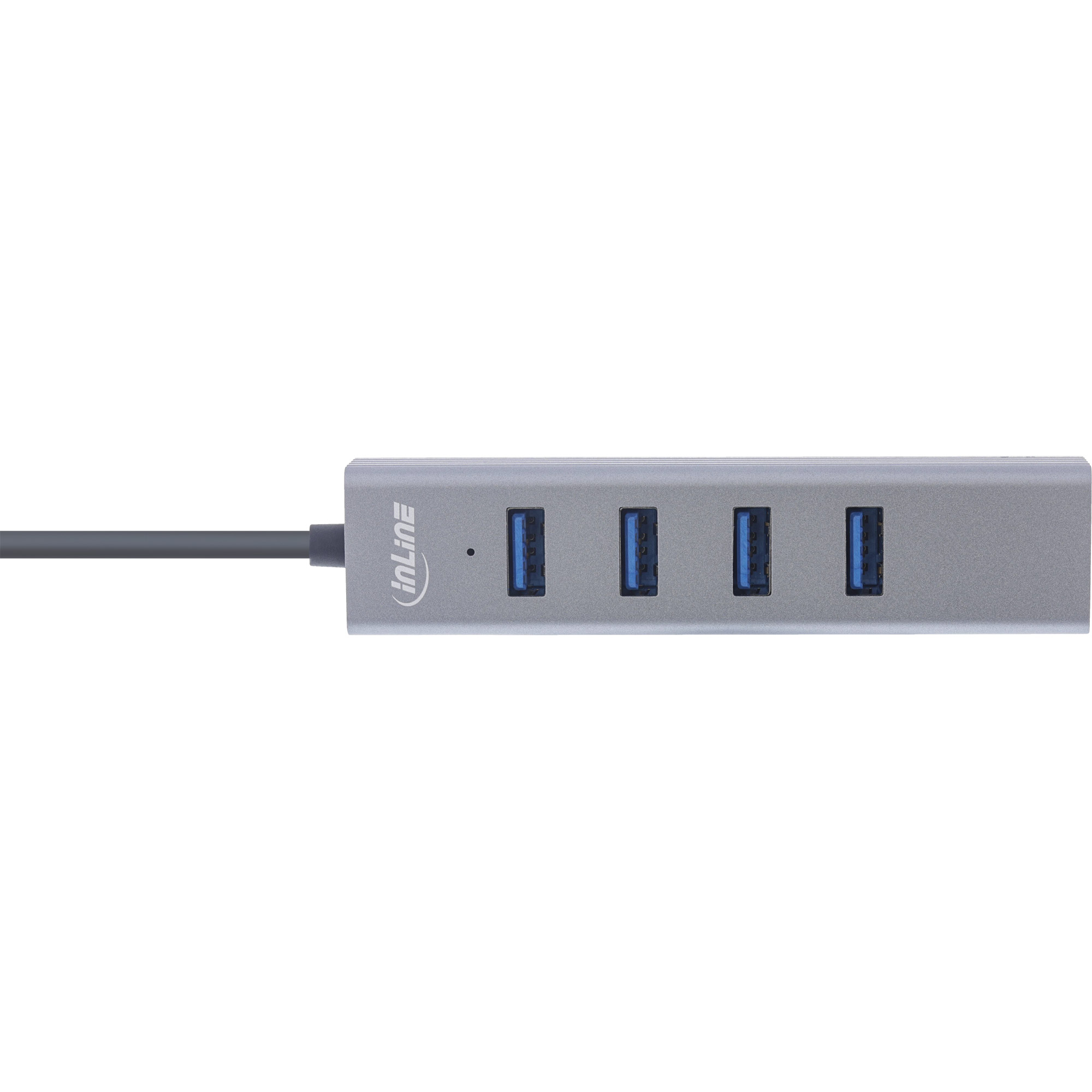 Inline® USB-C 3.2 Multi Hub (4x USB-A 5Gb/s), OTG, Aluminiumgehäuse