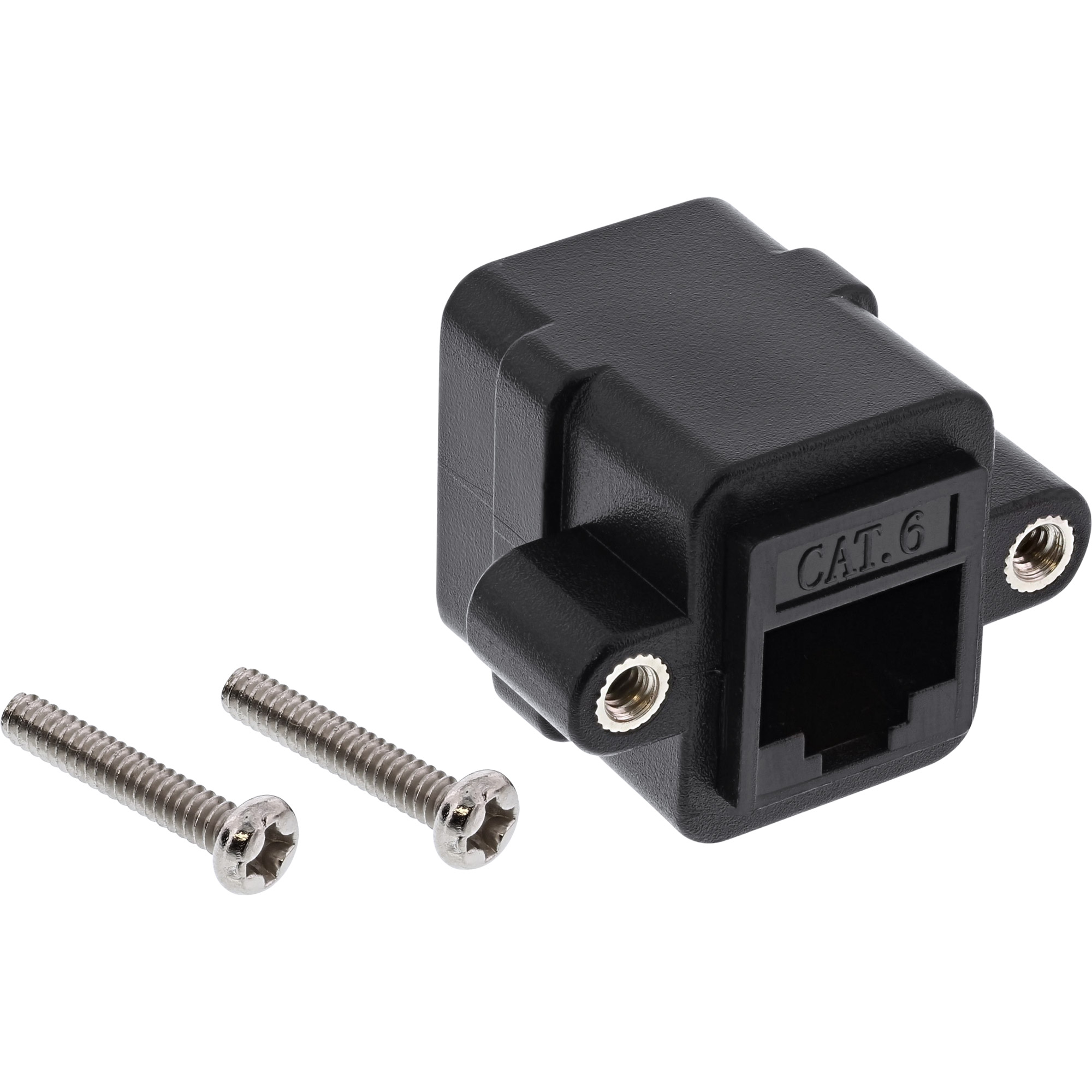 Inline® Patchkabelkupplung Cat.6, UTP, 2x RJ45 Buchse, zum Einbau