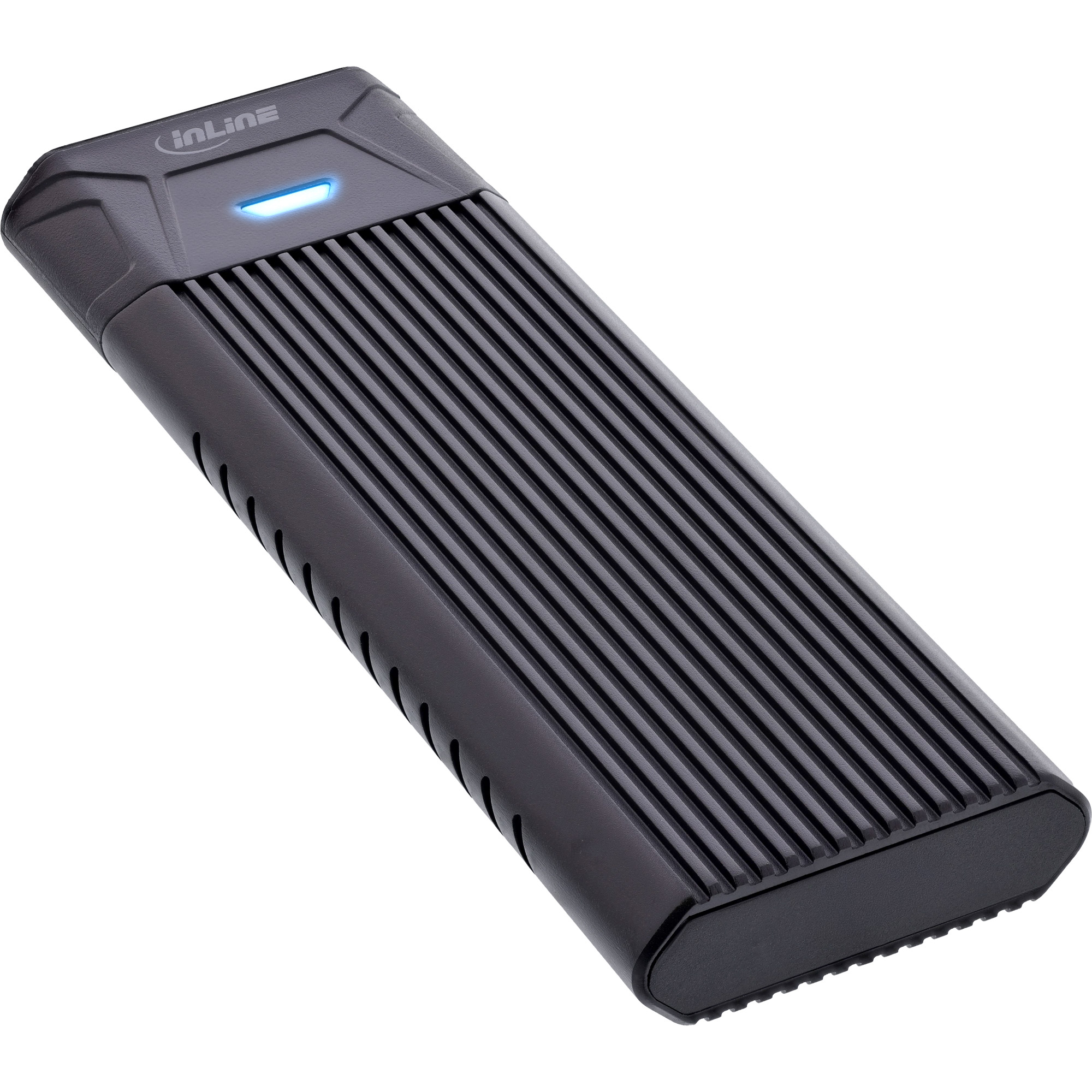 Inline® USB3.2 Gen.2 USB-C zu M.2 SSD (PCIe NVMe & SATA) gehäuse