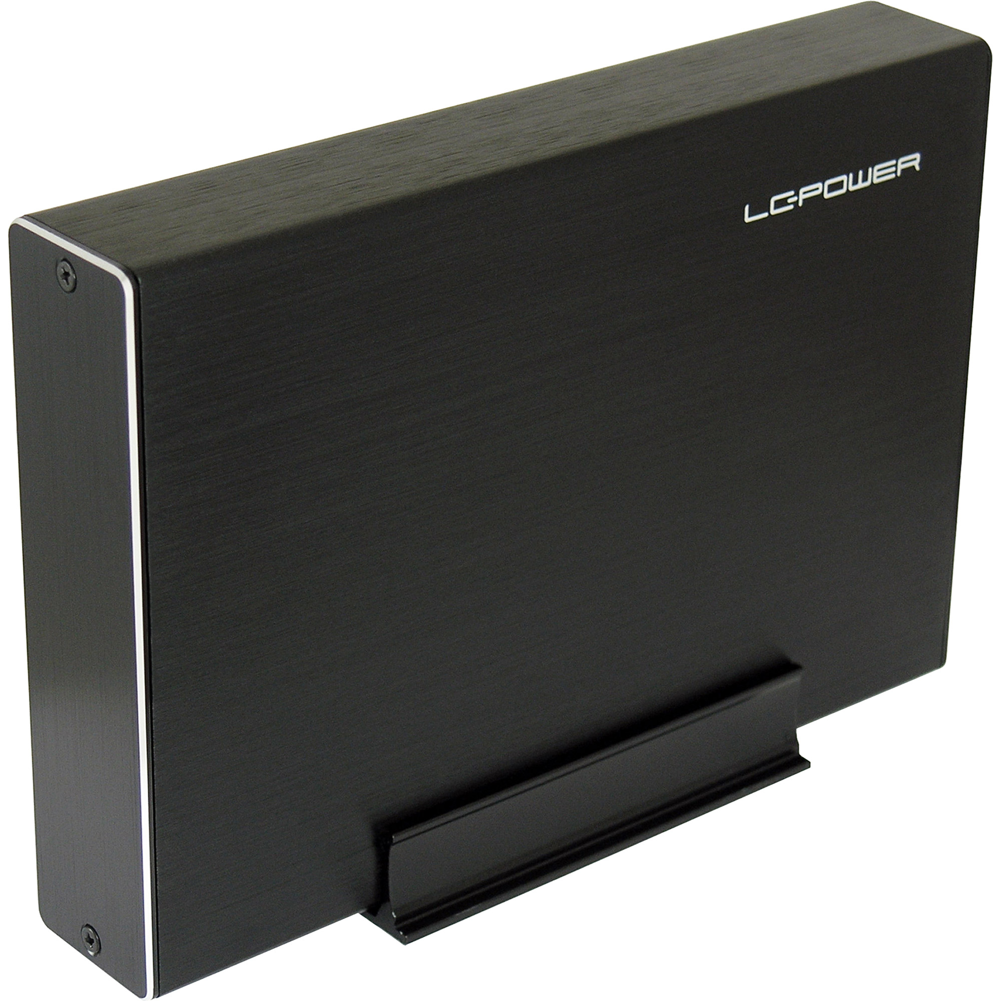 LC-Power LC-35U3-Becrux, externes 3,5"-SATA-gehäuse, USB 3.0, Alu, schwarz