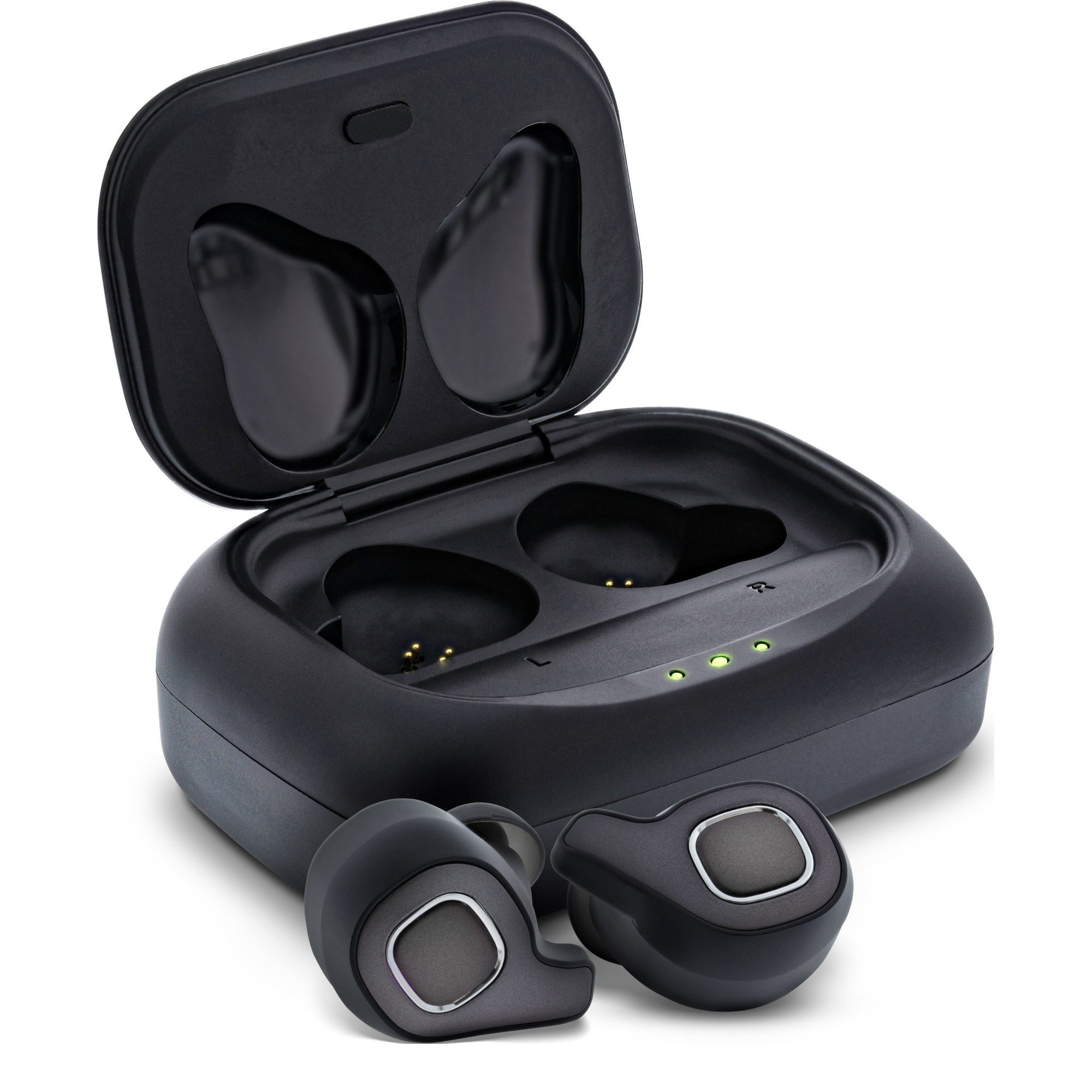 Inline® PURE Air TWS, Bluetooth In-Ear Kopfhörer mit TWS, mit Qi-Case PowerBank