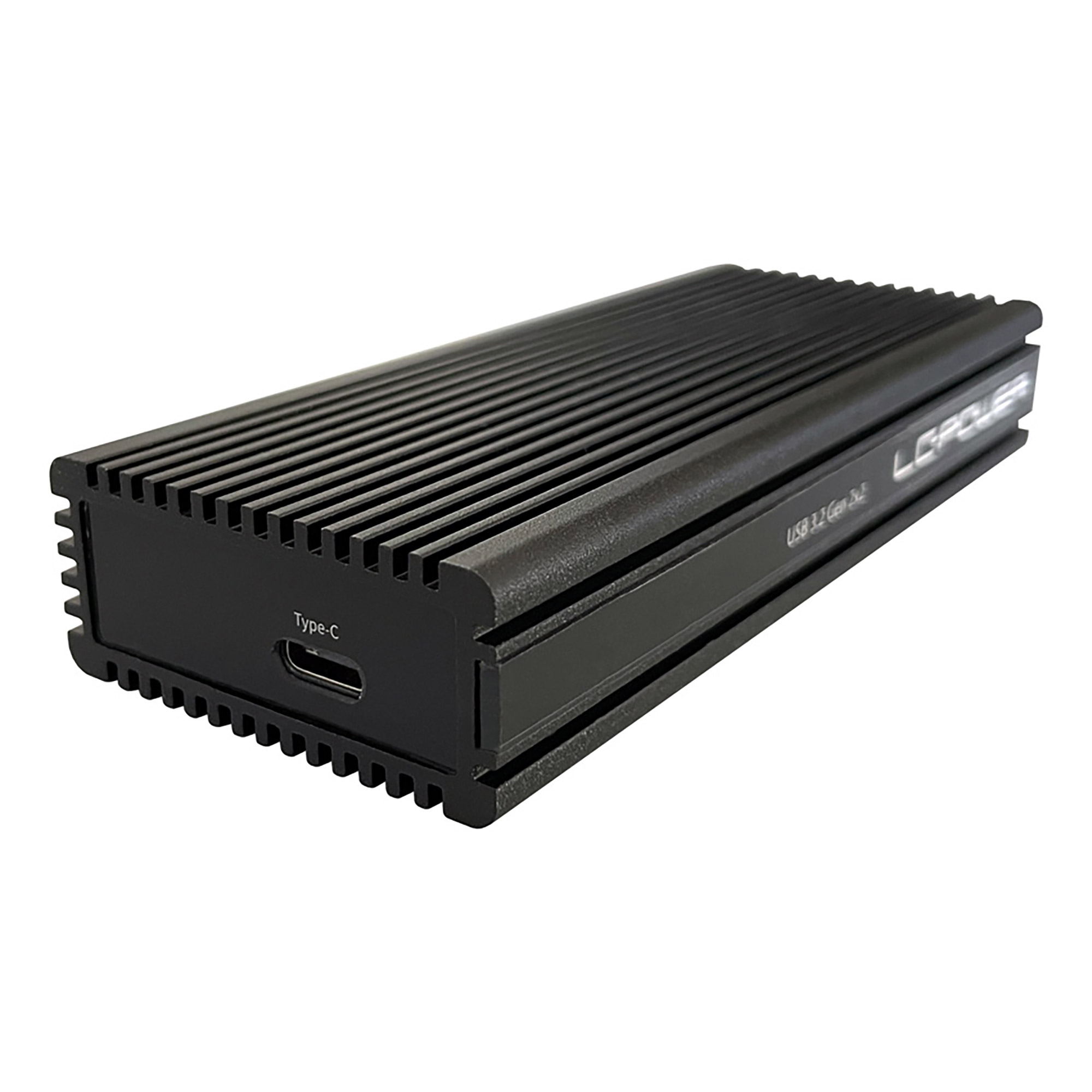 LC-Power LC-M2-C-NVME-2X2 M.2-NVMe-SSD-gehäuse, USB 3.2 Gen.2x1, schwarz